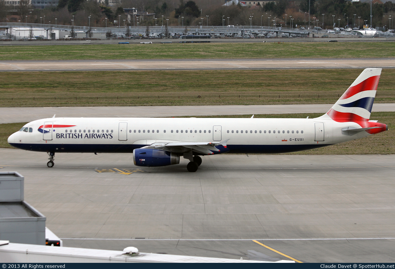 Photo of G-EUXI - Airbus A321-231 operated by British Airways