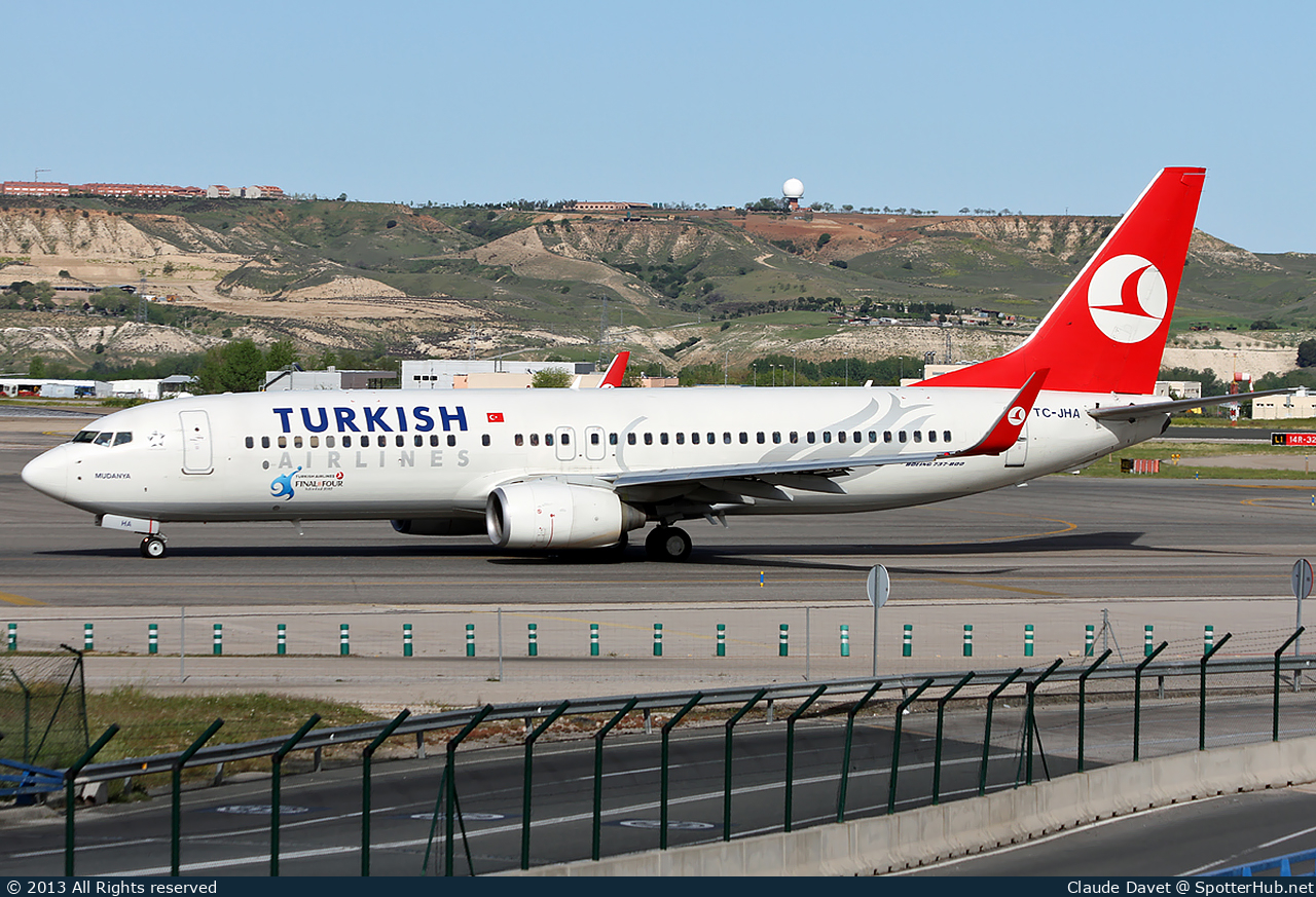 Photo of TC-JHA - Boeing 737-8F2 operated by Turkish Airlines
