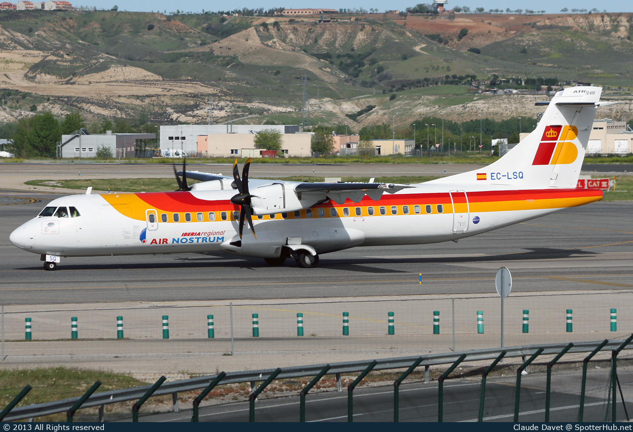 Photo of EC-LSQ - ATR 72-600 operated by Iberia Regional (opb Air Nostrum)