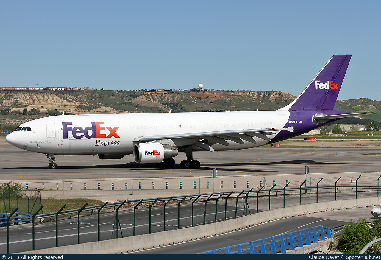 Photo of N718FD - Airbus A300B4-622(F) operated by FedEx