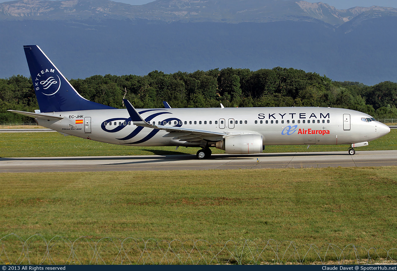 Photo of EC-JHK - Boeing 737-85P operated by Air Europa