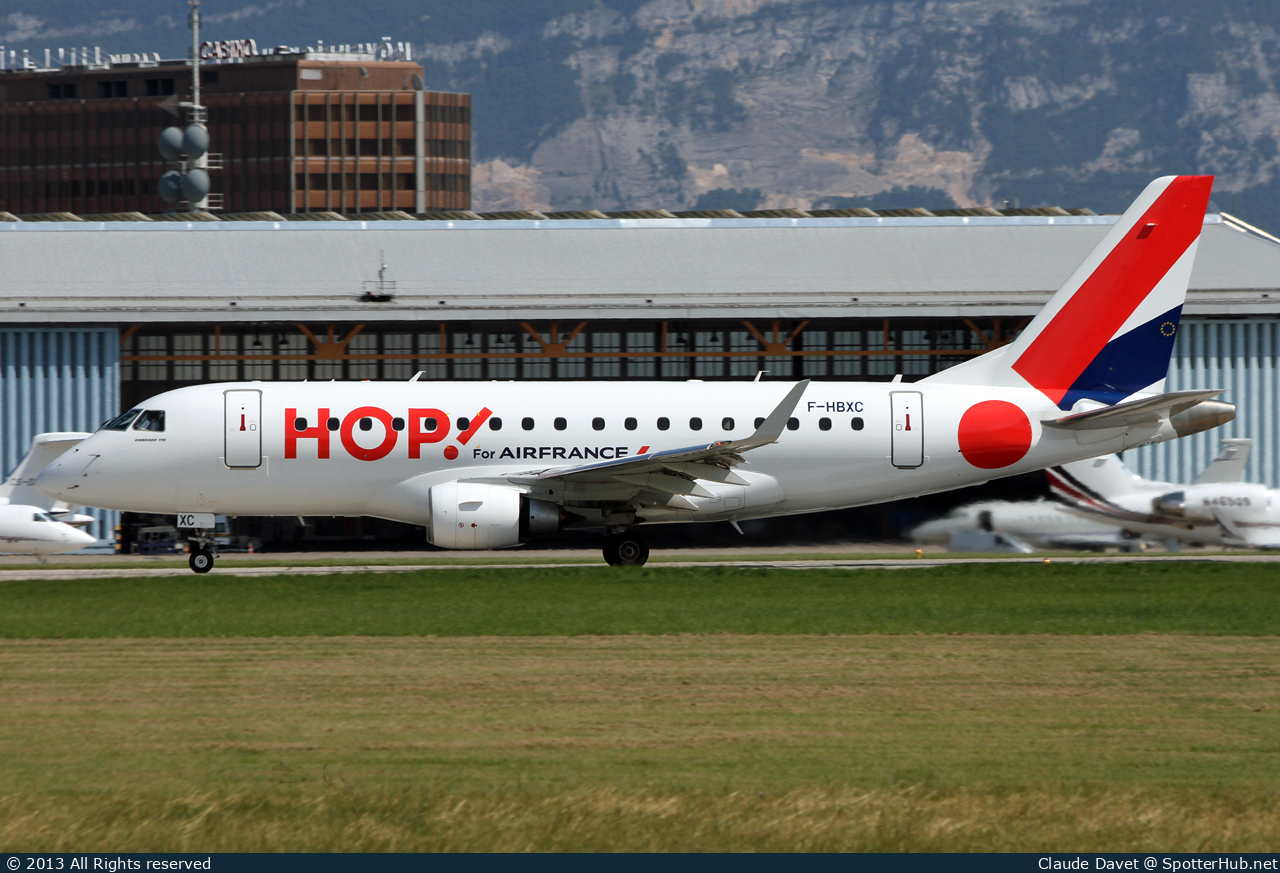 Photo of F-HBXC - Embraer ERJ-170STD operated by Air France HOP