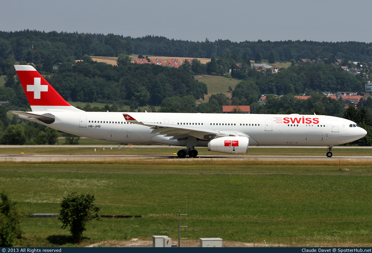 Photo of HB-JHB - Airbus A330-343 operated by Swiss International Air Lines