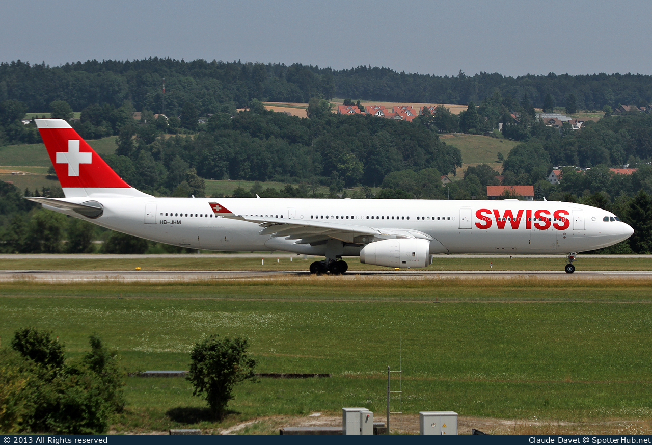 Photo of HB-JHM - Airbus A330-343 operated by Swiss International Air Lines