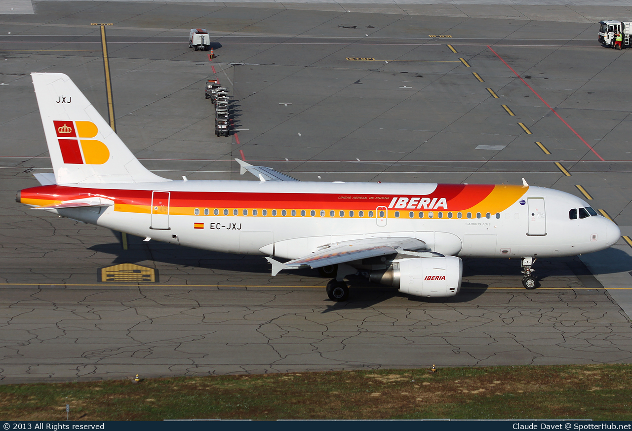 Photo of EC-JXJ - Airbus A319-111 operated by Iberia