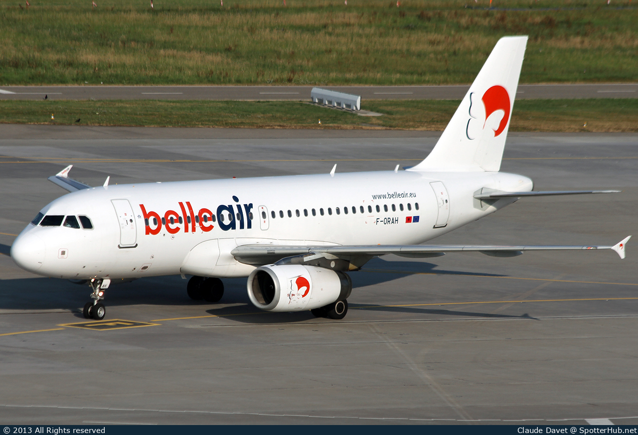 Photo of F-ORAH - Airbus A319-132 operated by Belle Air