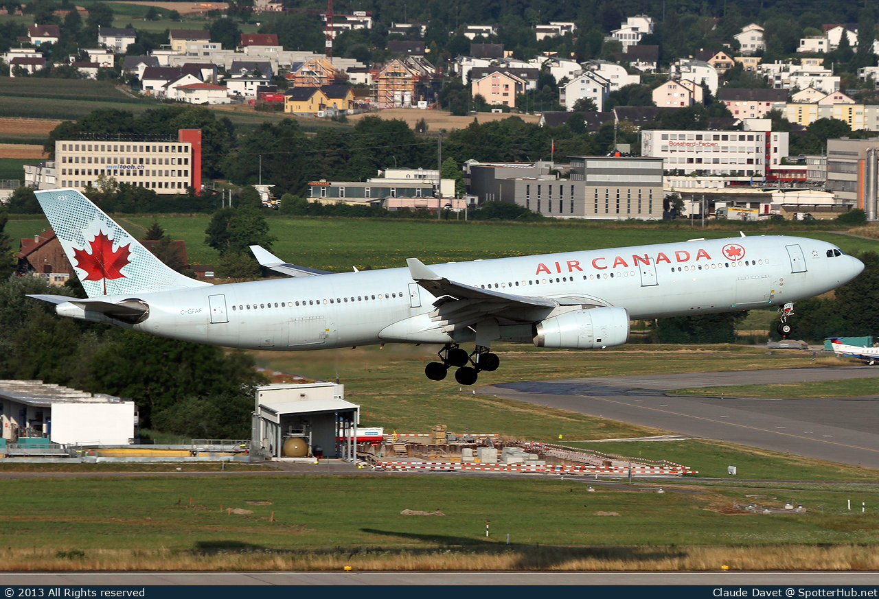 Photo of C-GFAF - Airbus A330-343 operated by Air Canada