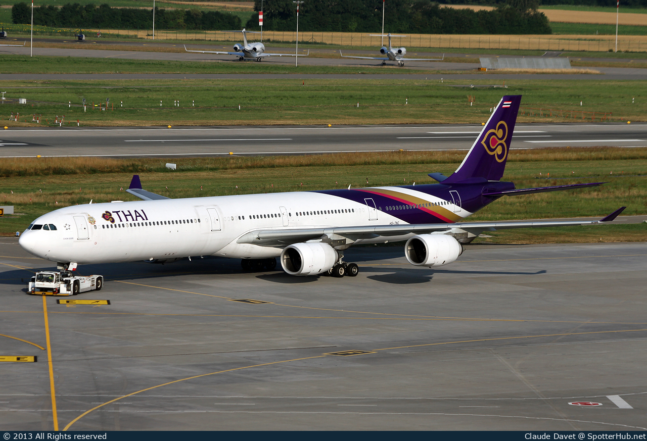 Photo of HS-TNC - Airbus A340-642 operated by Thai Airways International