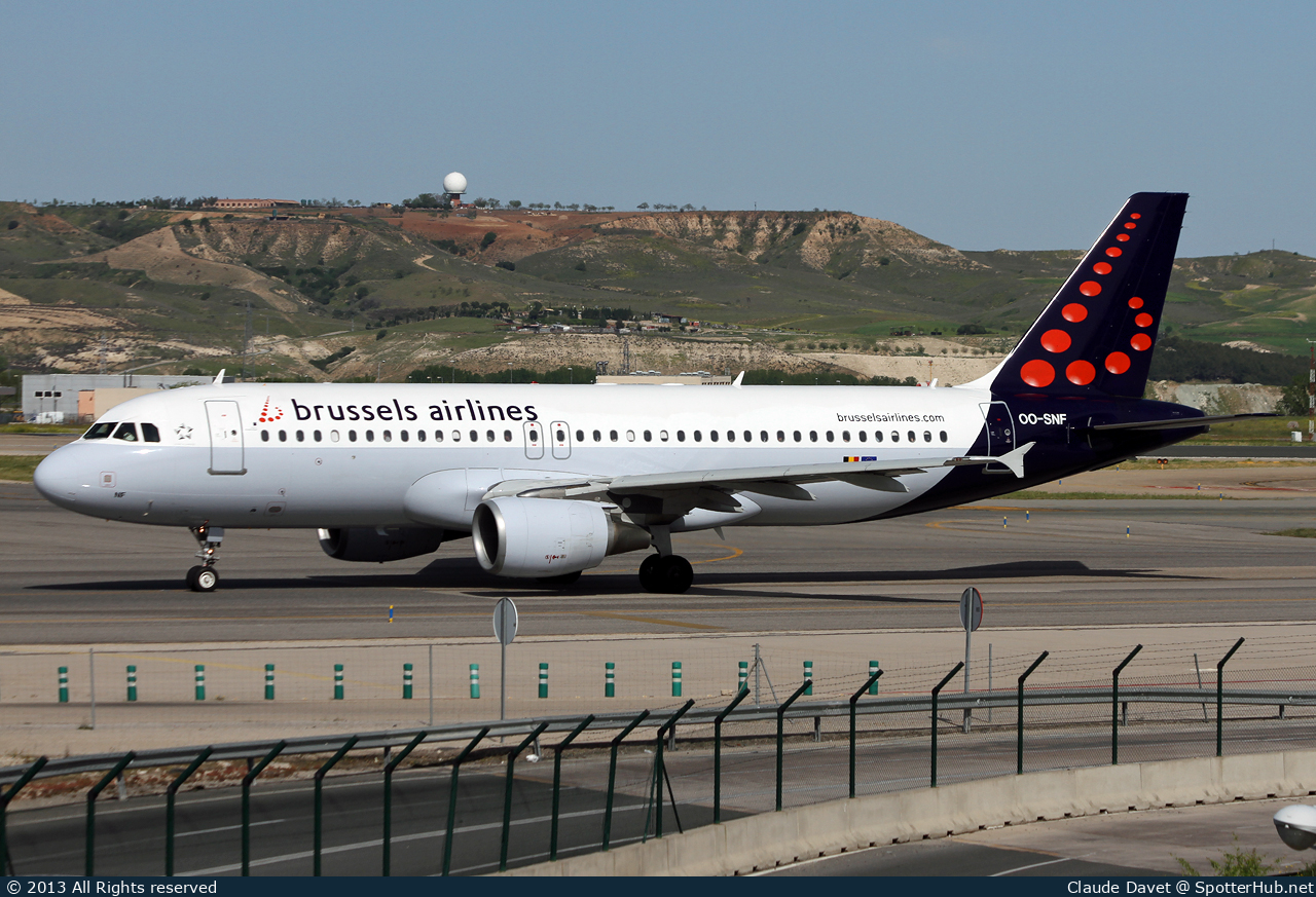 Photo of OO-SNF - Airbus A320-214 operated by Brussels Airlines