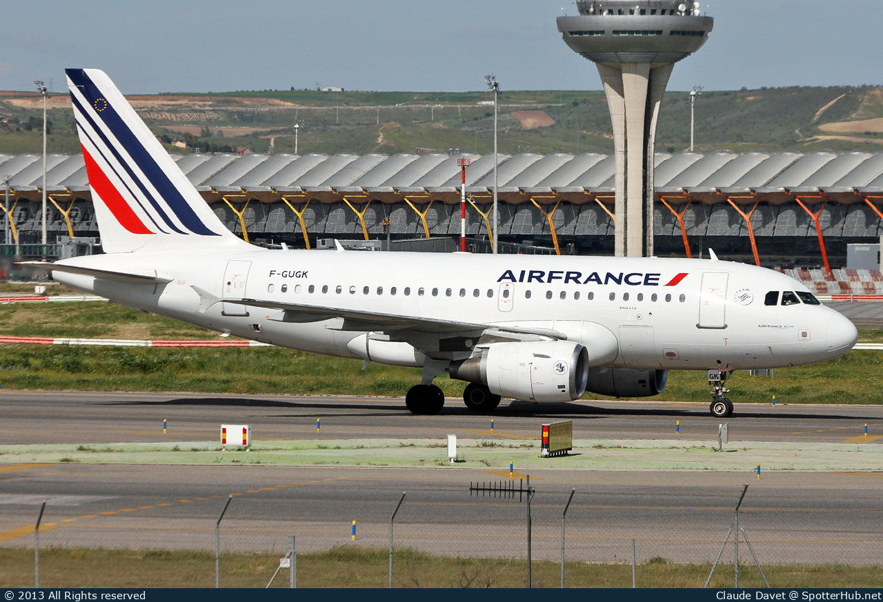 Photo of F-GUGK - Airbus A318-111 operated by Air France