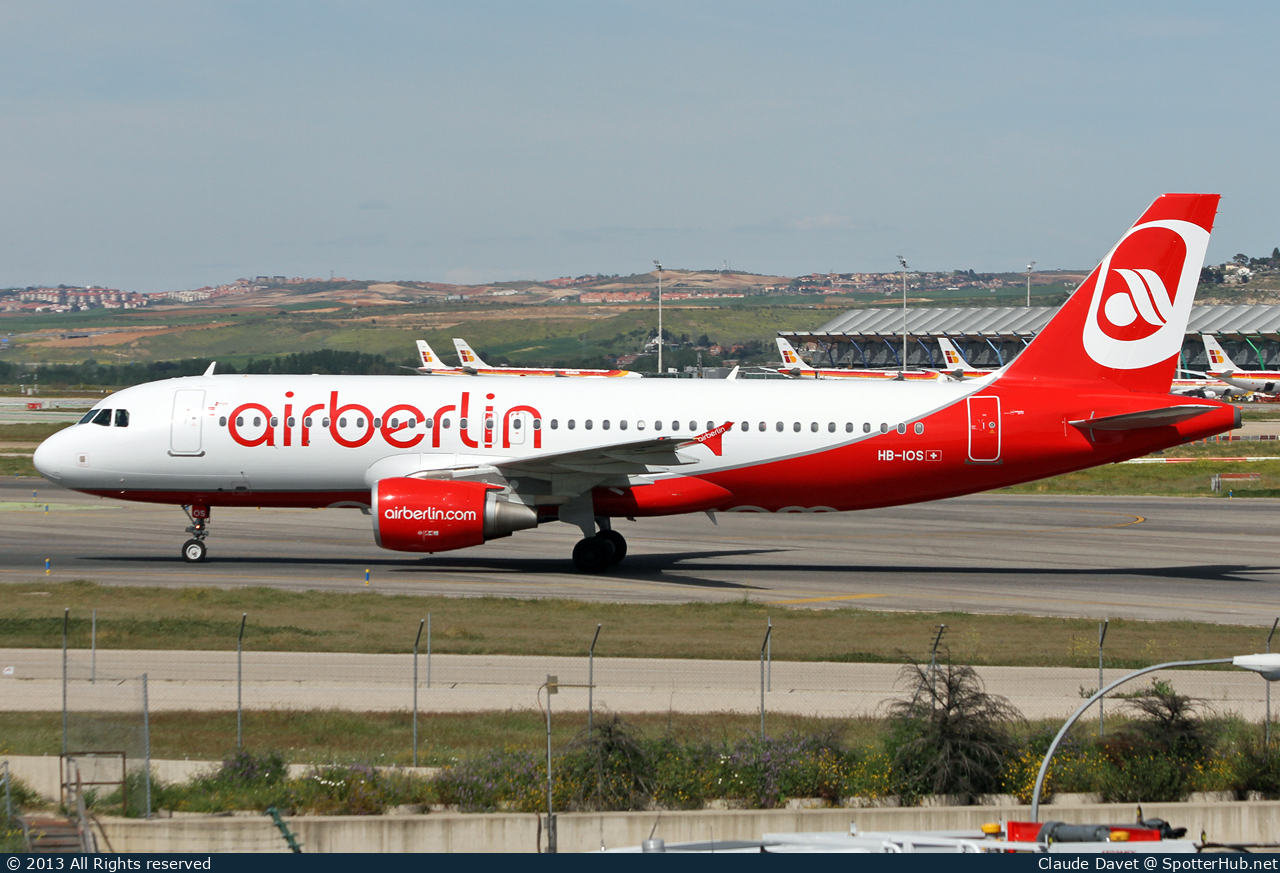 Photo of HB-IOS - Airbus A320-214 operated by Air Berlin (opb Belair Airlines)