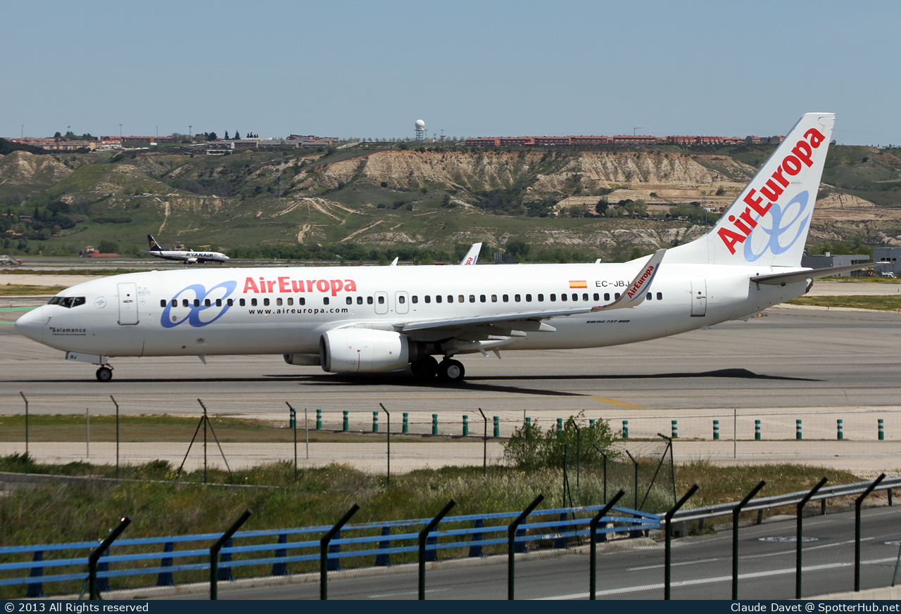Photo of EC-JBJ - Boeing 737-85P operated by Air Europa