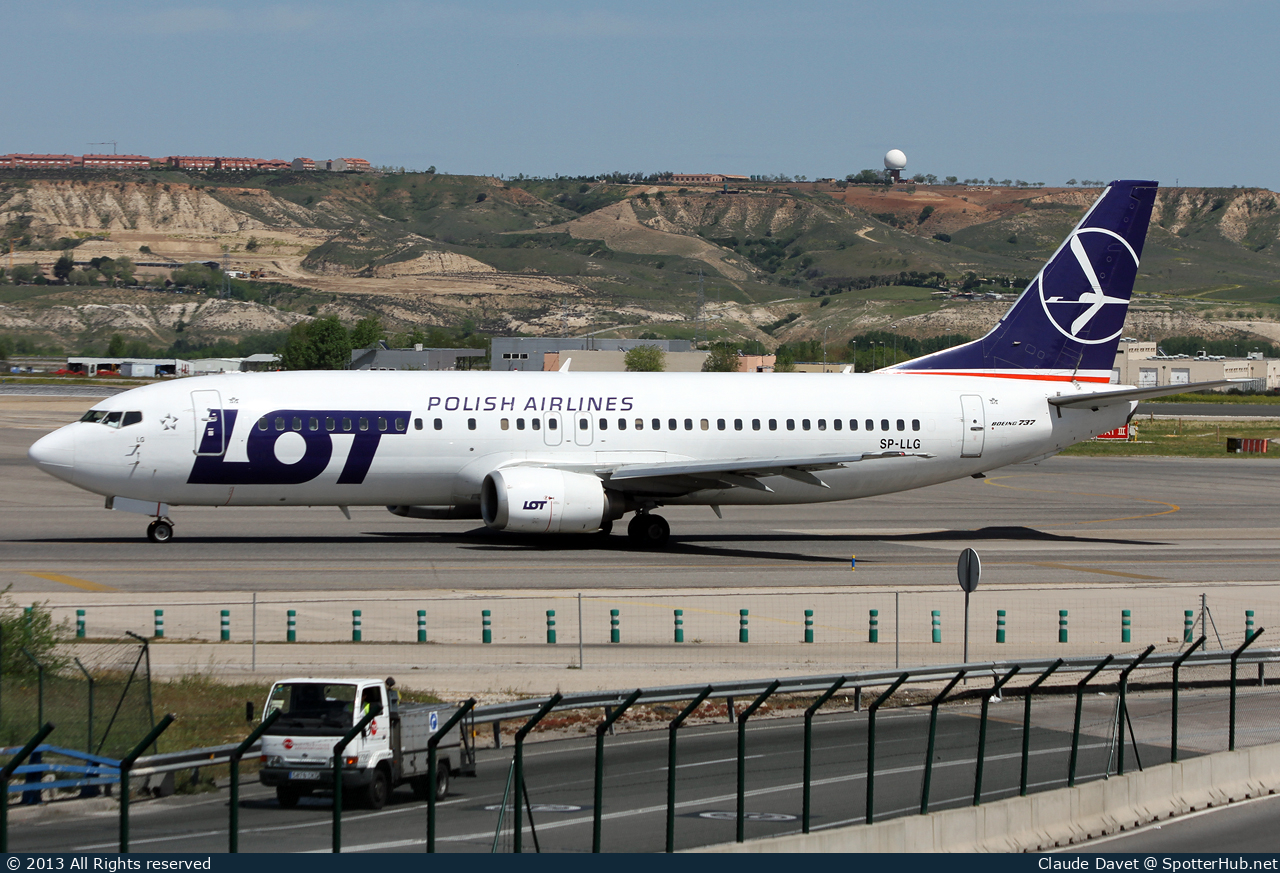 Photo of SP-LLG - Boeing 737-45D operated by LOT Polish Airlines