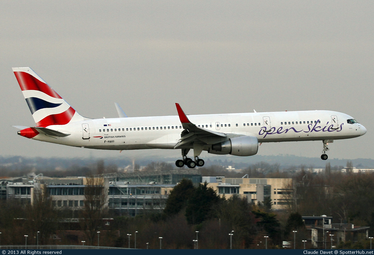 Photo of F-HAVI - Boeing 757-26D operated by OpenSkies