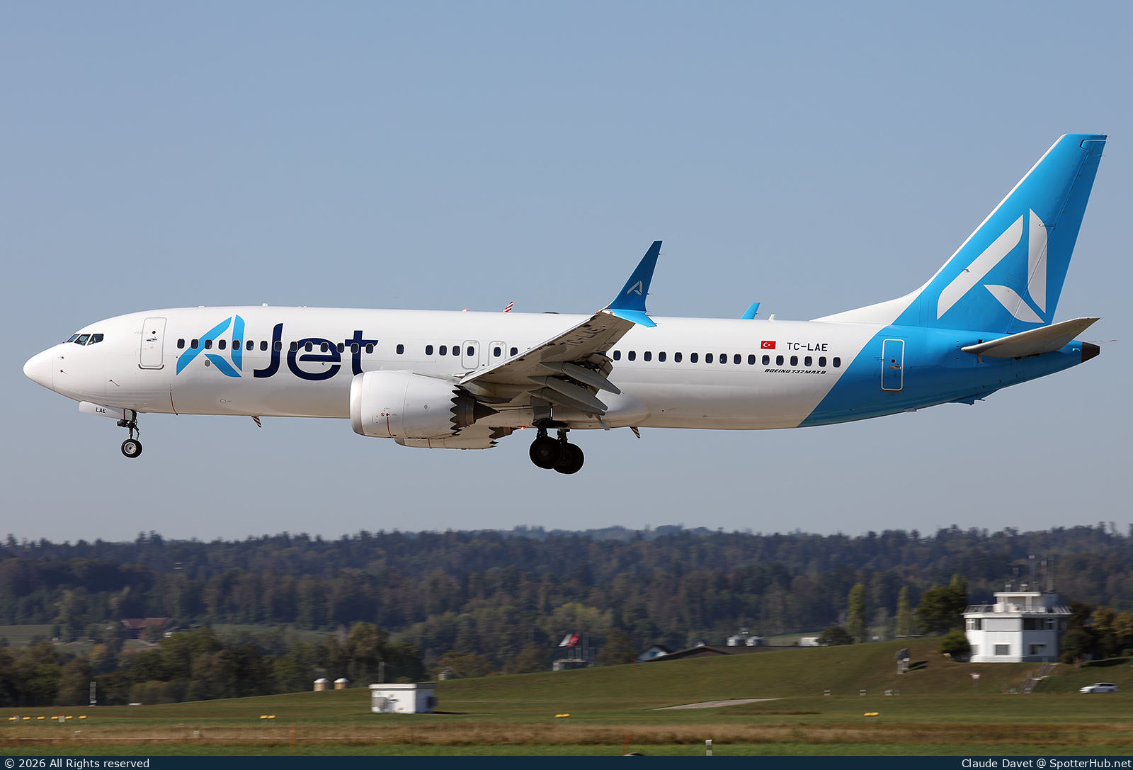 Photo of TC-LAE - Boeing 737 MAX 8 operated by AJet