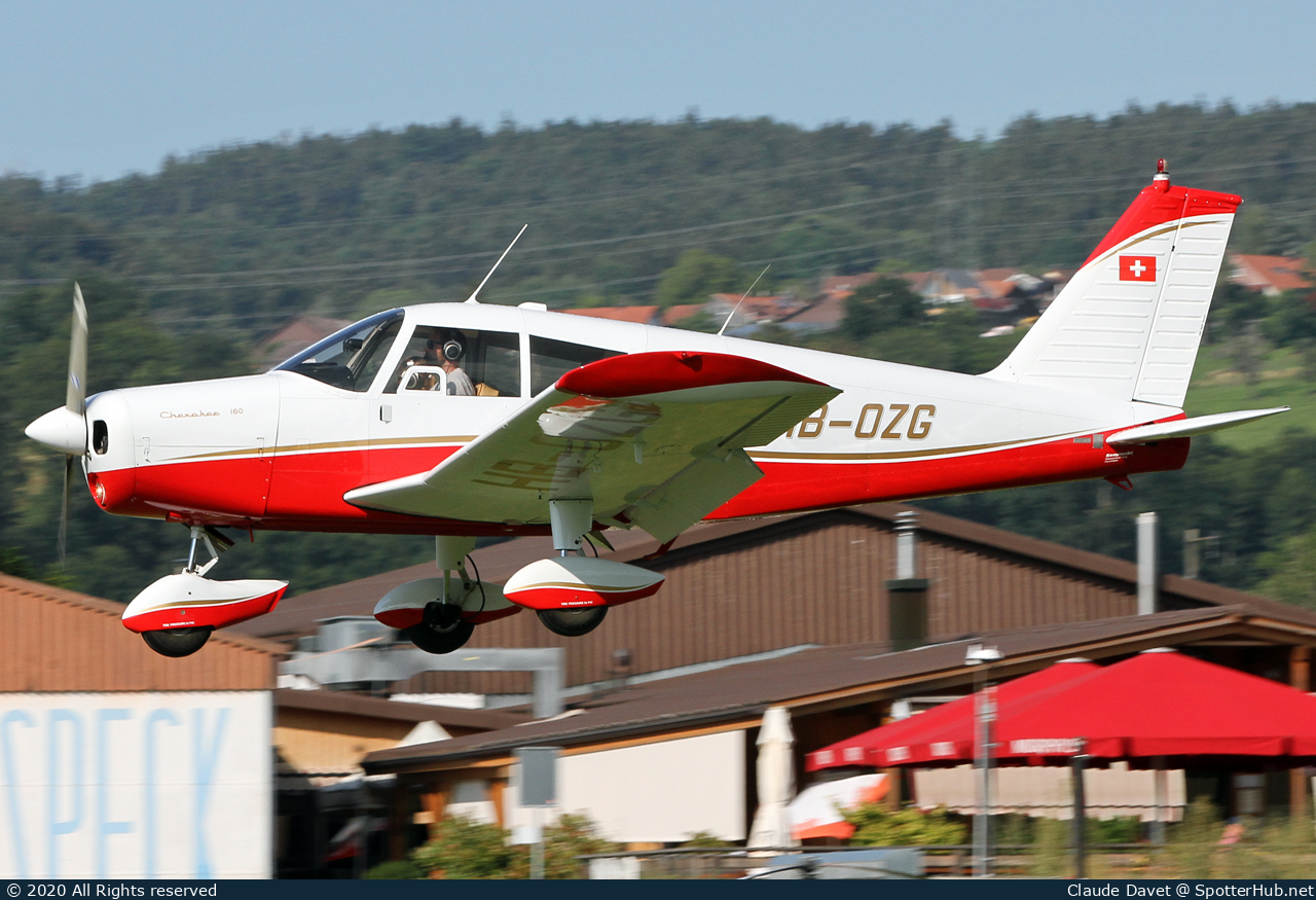 Photo of HB-OZG - Piper PA-28-160 Cherokee operated by Flugsportgruppe Zürcher Oberland