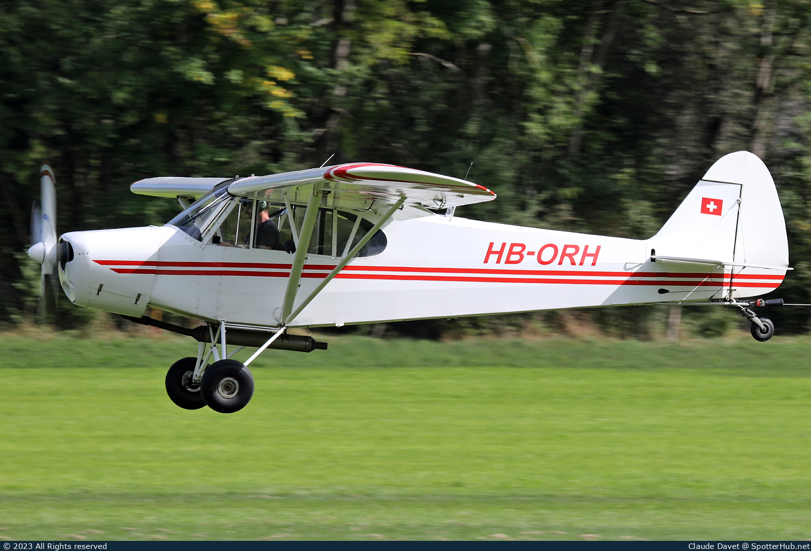 Photo of HB-ORH - Piper PA-18-180M Super Cub operated by Société d'Aviation de la Gruyère