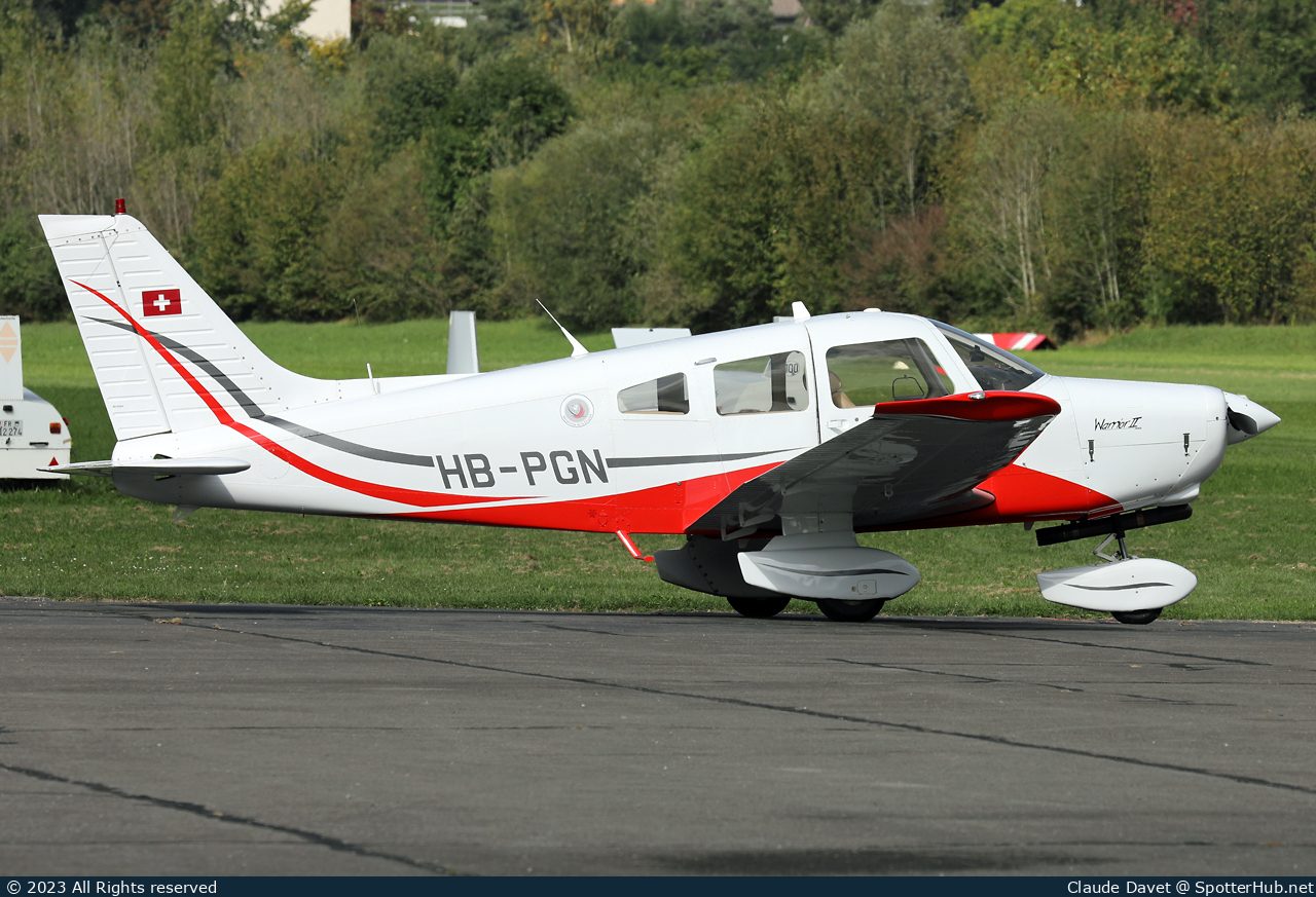 Photo of HB-PGN - Piper PA-28-161 Warrior II operated by Société d'Aviation de la Gruyère
