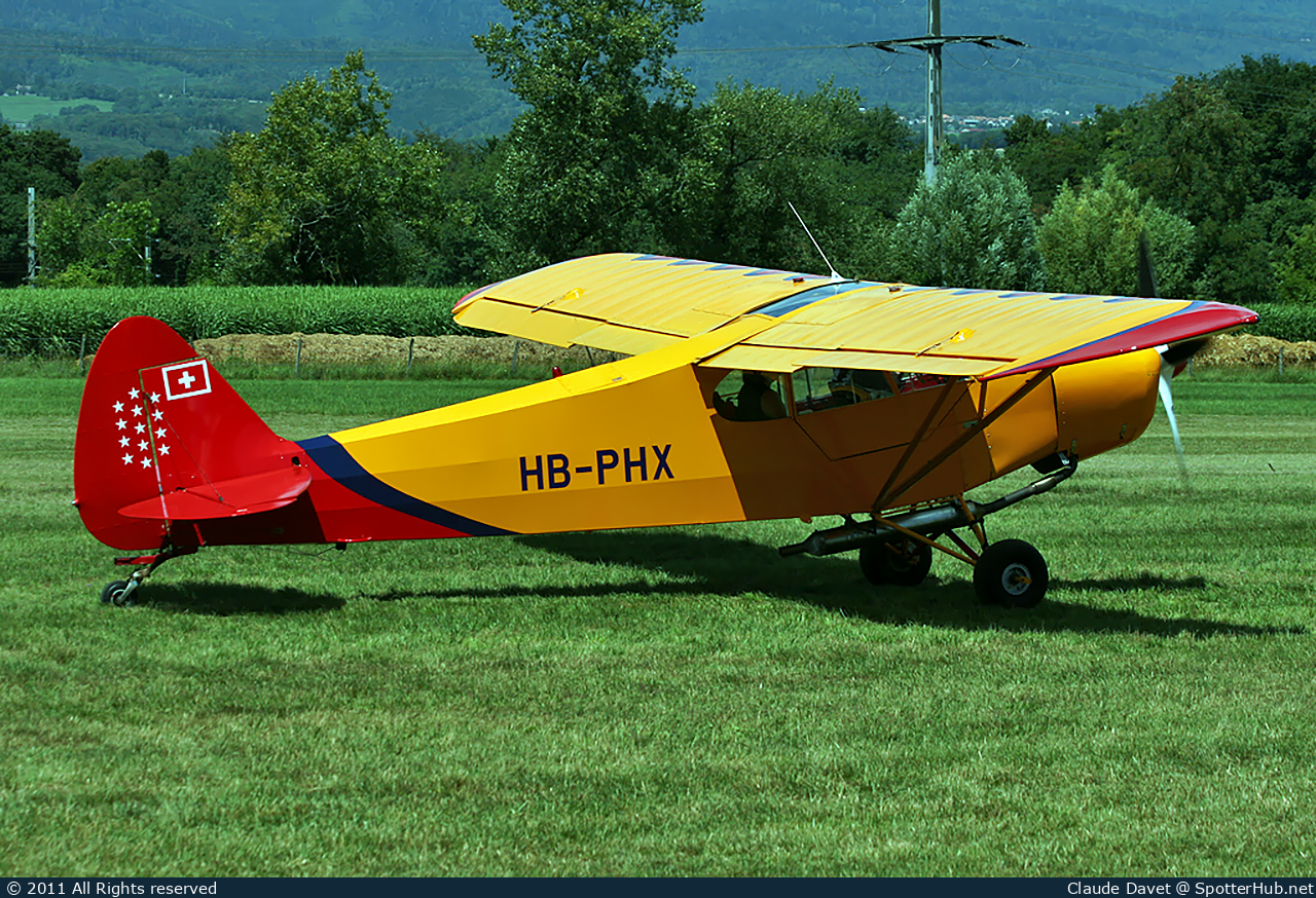 Photo of HB-PHX - Piper PA-18-180M Super Cub operated by Groupe de Vol Montagne et Glacier