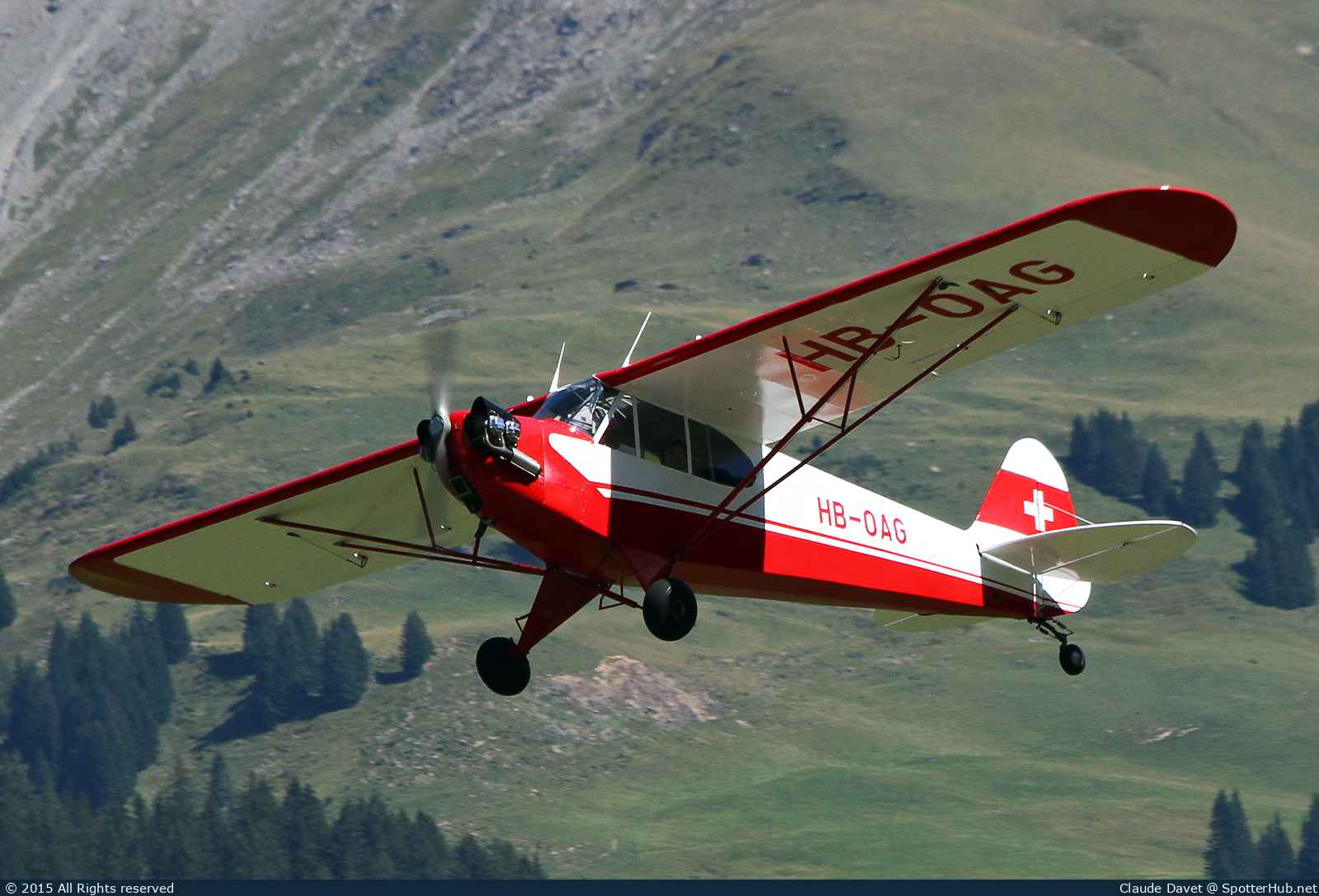 Photo of HB-OAG - Piper J-3C-65 Cub operated by Motorfluggruppe Langenthal