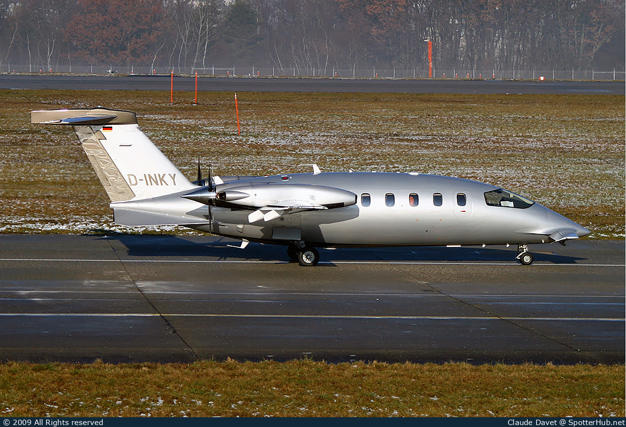 Photo of D-INKY - Piaggio P.180 Avanti II operated by AirGO Private Airline