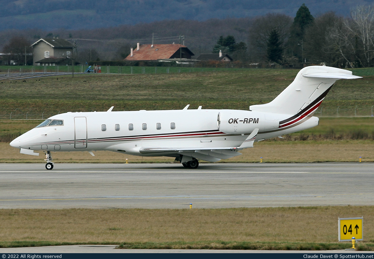 Photo of OK-RPM - Bombardier Challenger 300 operated by TimeAir