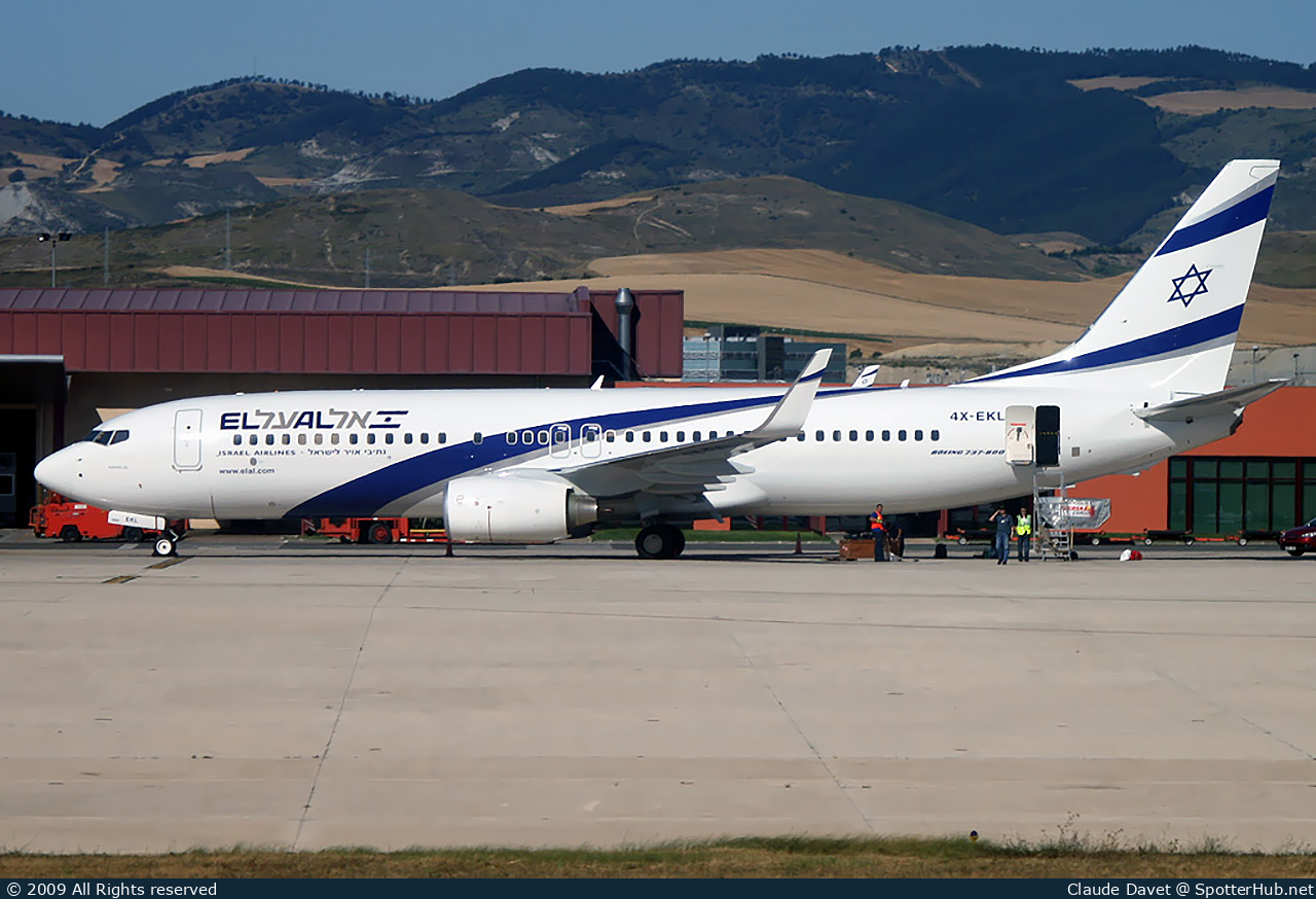 Photo of 4X-EKL - Boeing 737-85P operated by El Al Israel Airlines