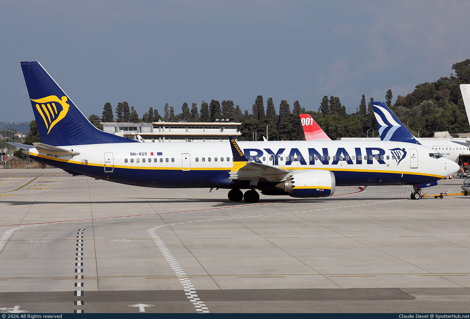 Photo of 9H-VUY - Boeing 737 MAX 8-200 operated by Ryanair (opb Malta Air)