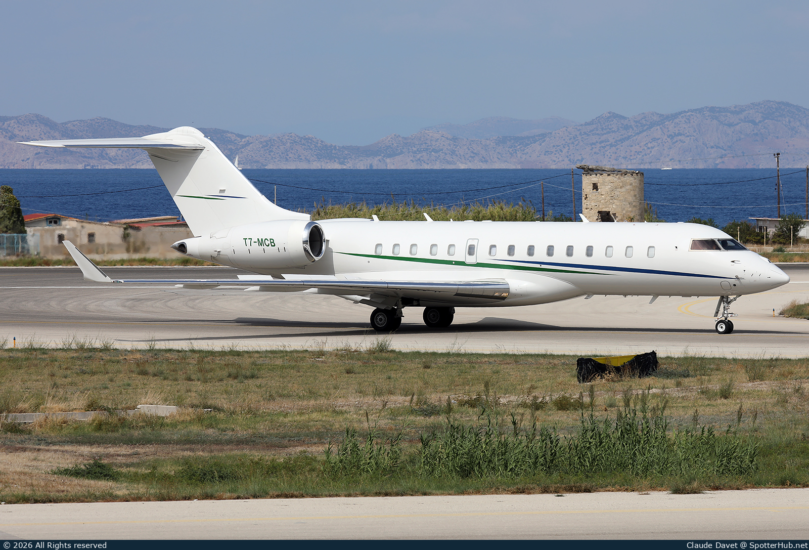 Photo of T7-MCB - Bombardier Global Express XRS operated by Avcon Jet San Marino