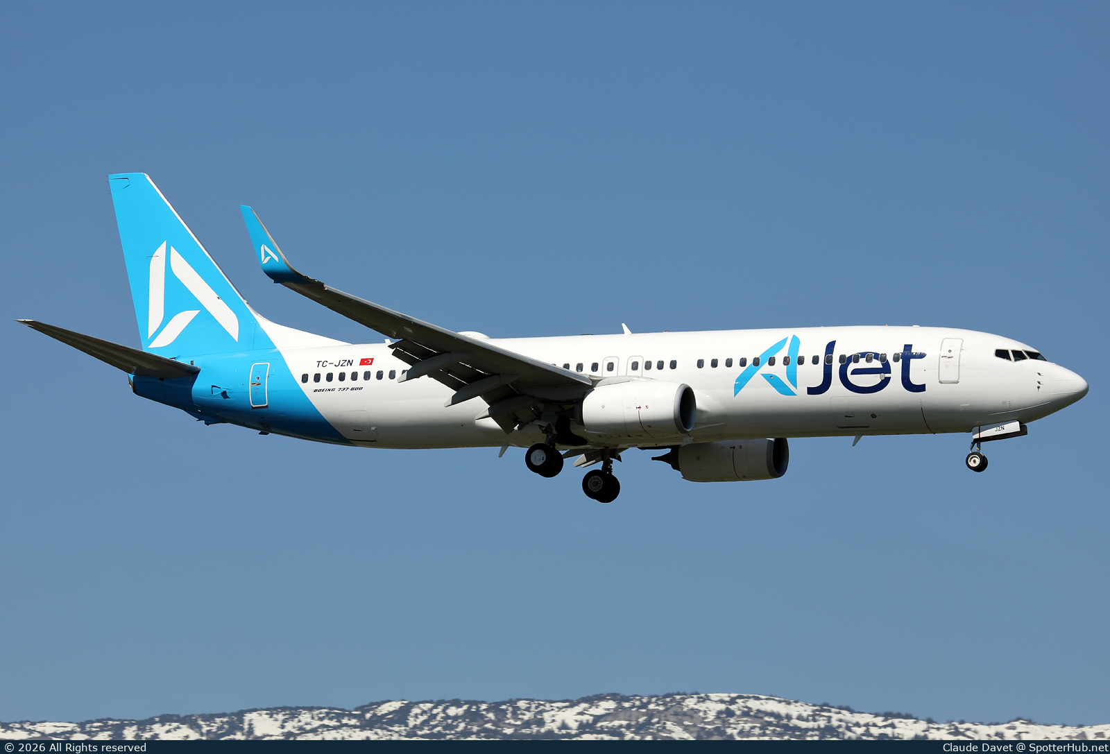 Photo of TC-JZN - Boeing 737-8JP operated by AJet