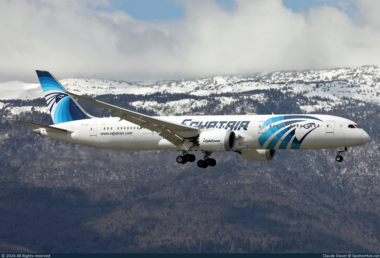Photo of SU-GEU - Boeing 787-9 Dreamliner operated by Egyptair