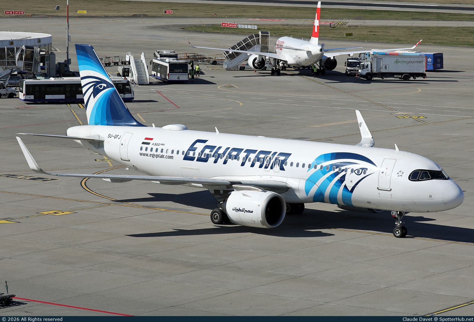 Photo of SU-GFJ - Airbus A320-251N operated by Egyptair