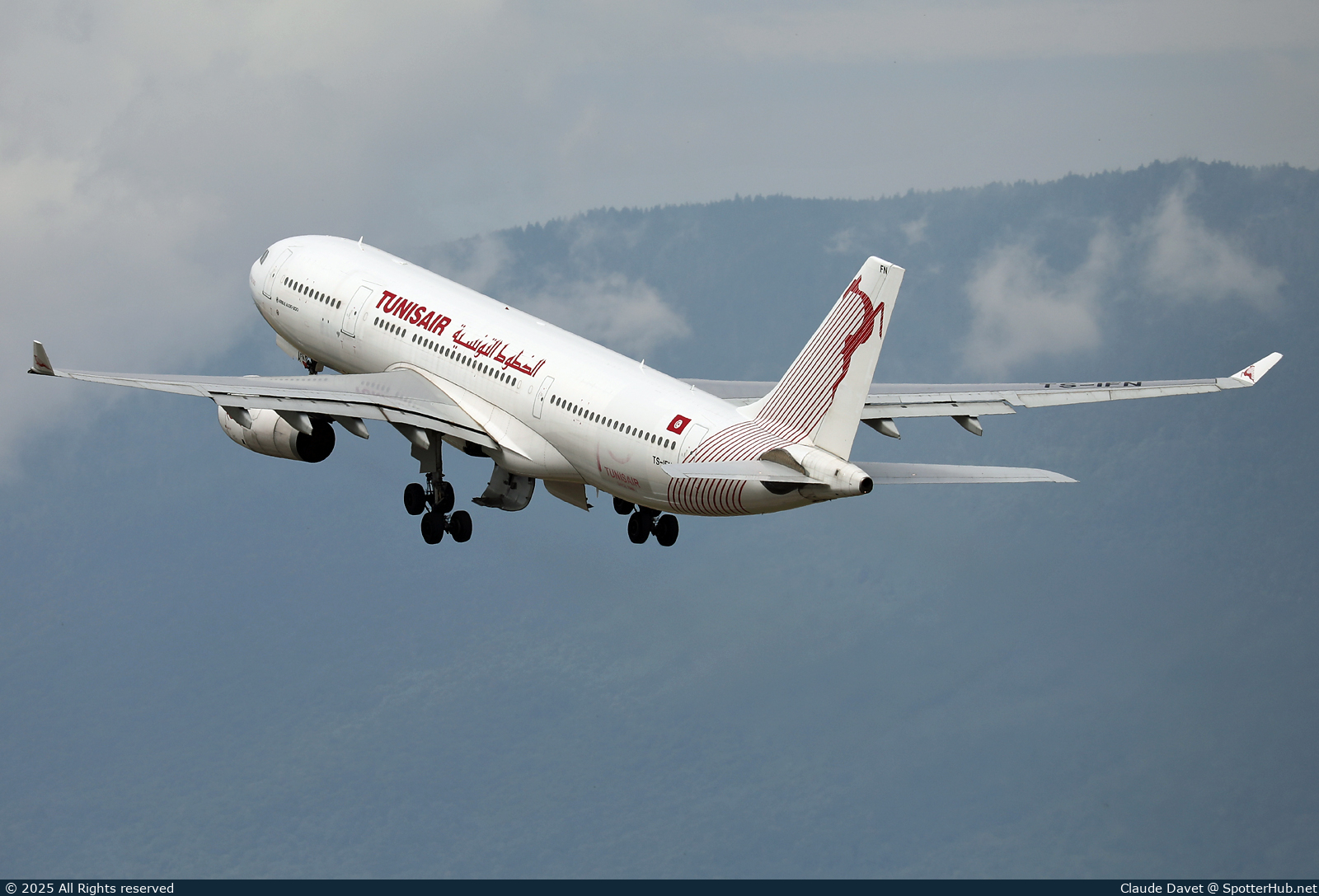 Photo of TS-IFN - Airbus A330-243 operated by Tunisair