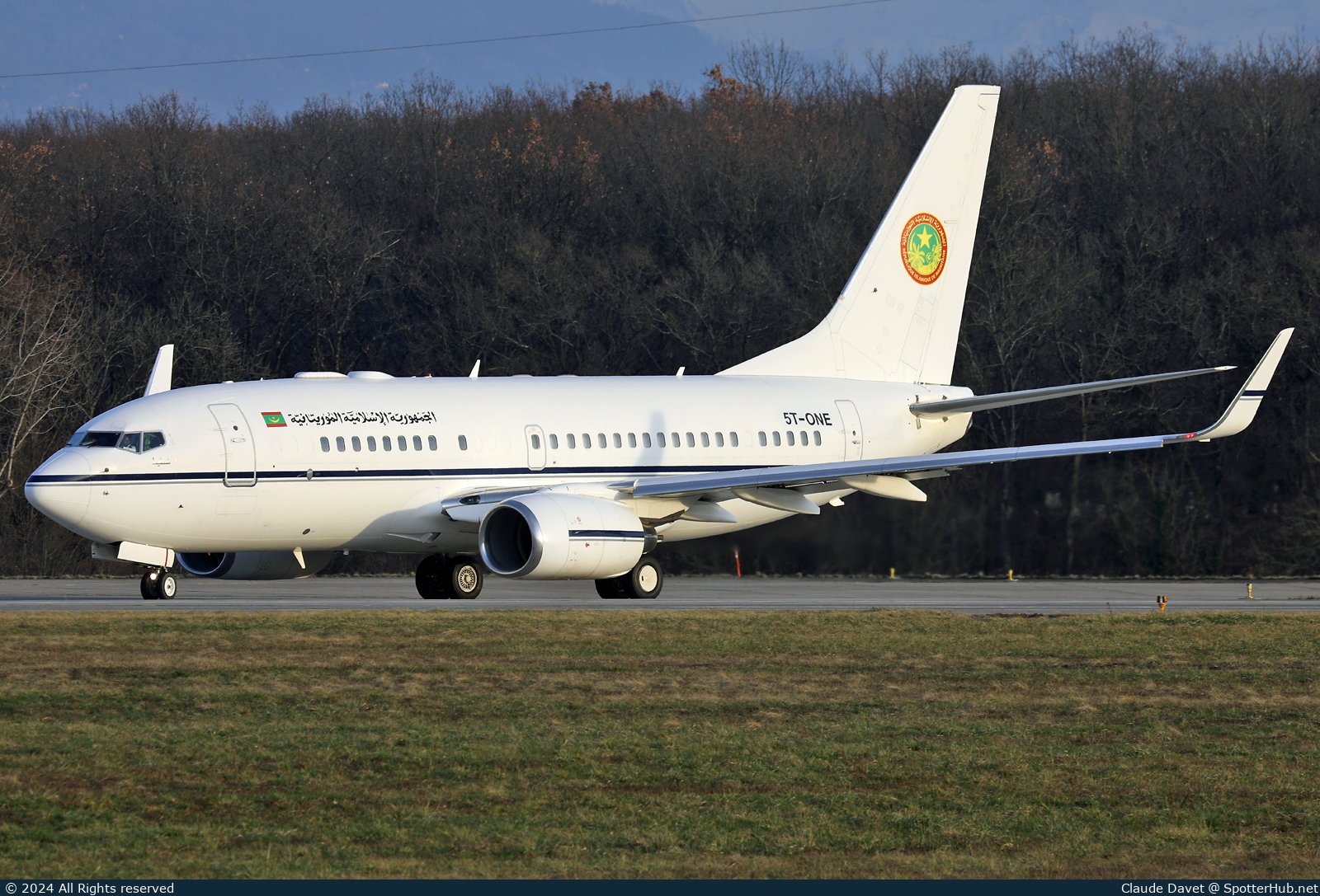 Photo of 5T-ONE - Boeing 737-7BQ(BBJ) operated by Government of Mauritania