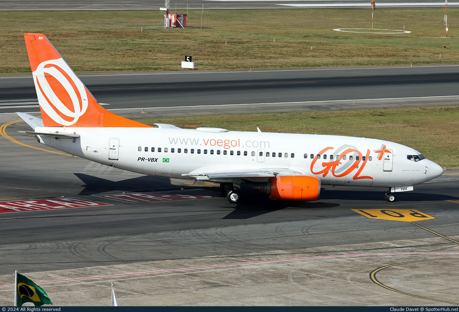 Photo of PR-VBX - Boeing 737-7BX operated by GOL Linhas Aéreas