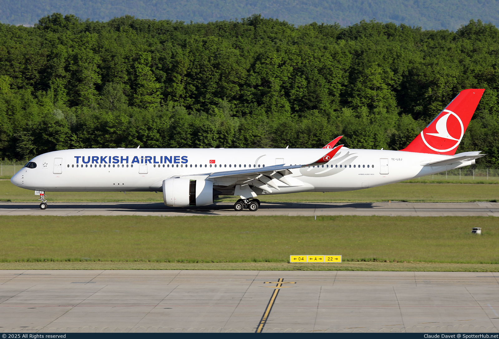 Photo of TC-LGJ - Airbus A350-941 operated by Turkish Airlines