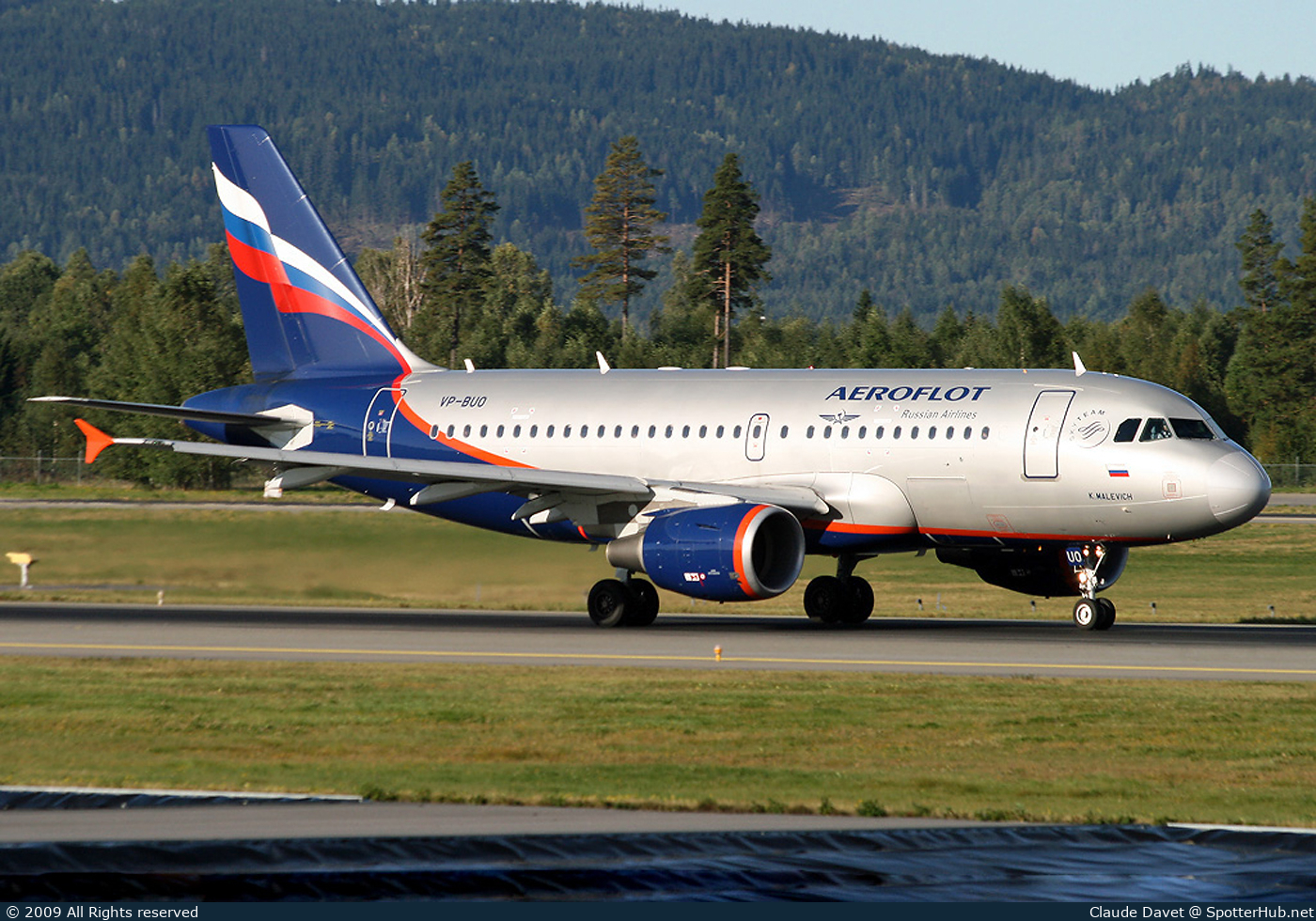 Photo of VP-BUO - Airbus A319-111 operated by Aeroflot