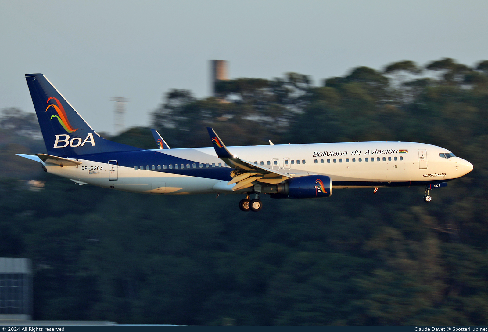 Photo of CP-3204 - Boeing 737-86J operated by Boliviana de Aviación