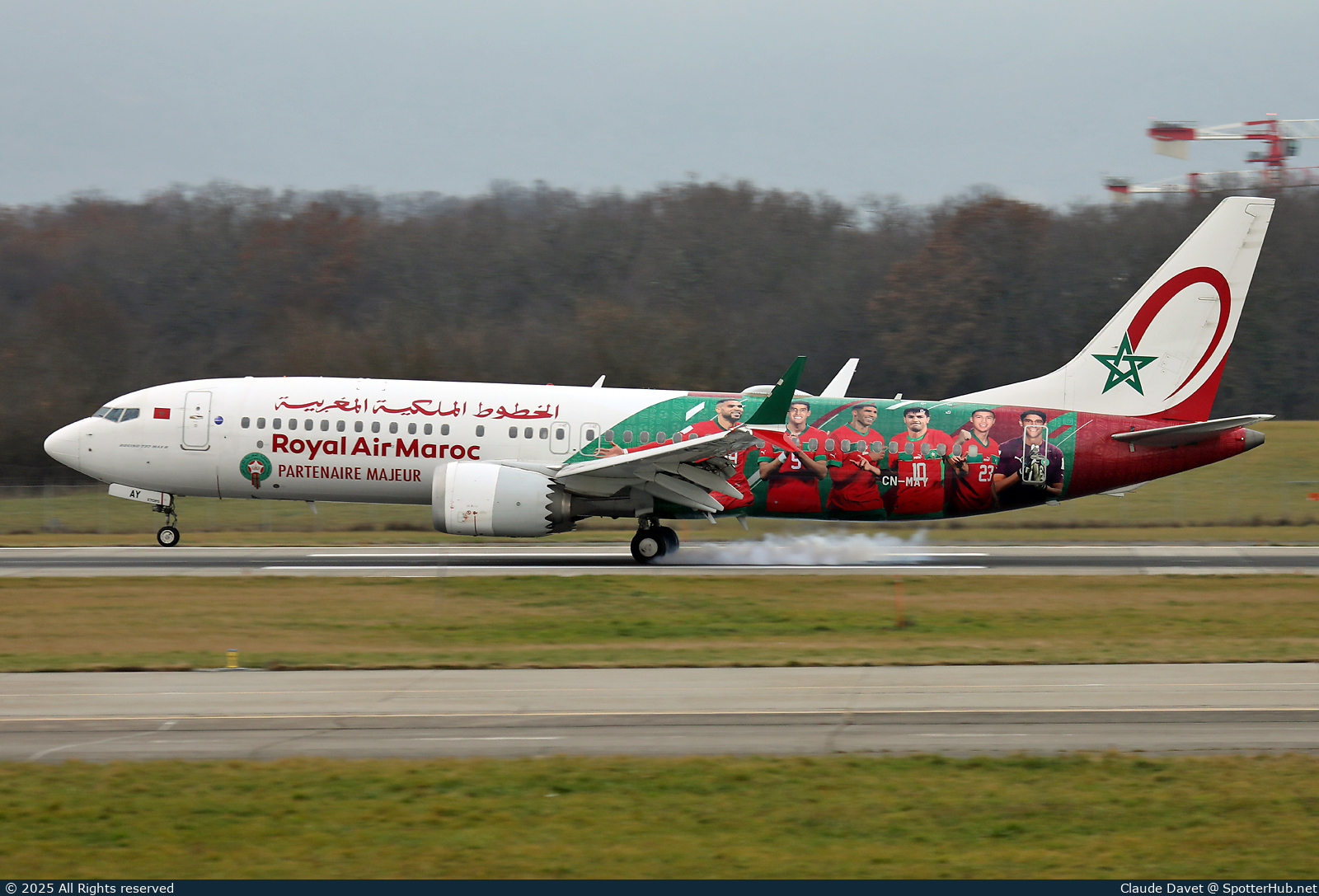 Photo of CN-MAY - Boeing 737 MAX 8 operated by Royal Air Maroc