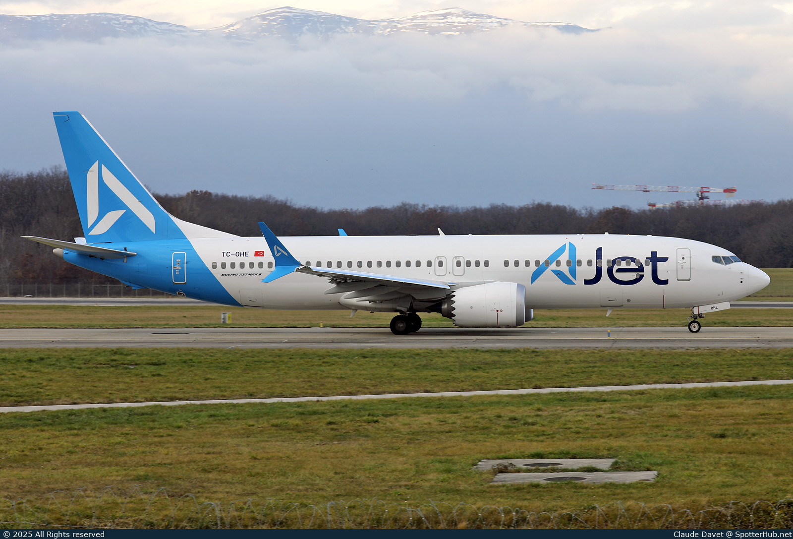 Photo of TC-OHE - Boeing 737 MAX 8 operated by AJet