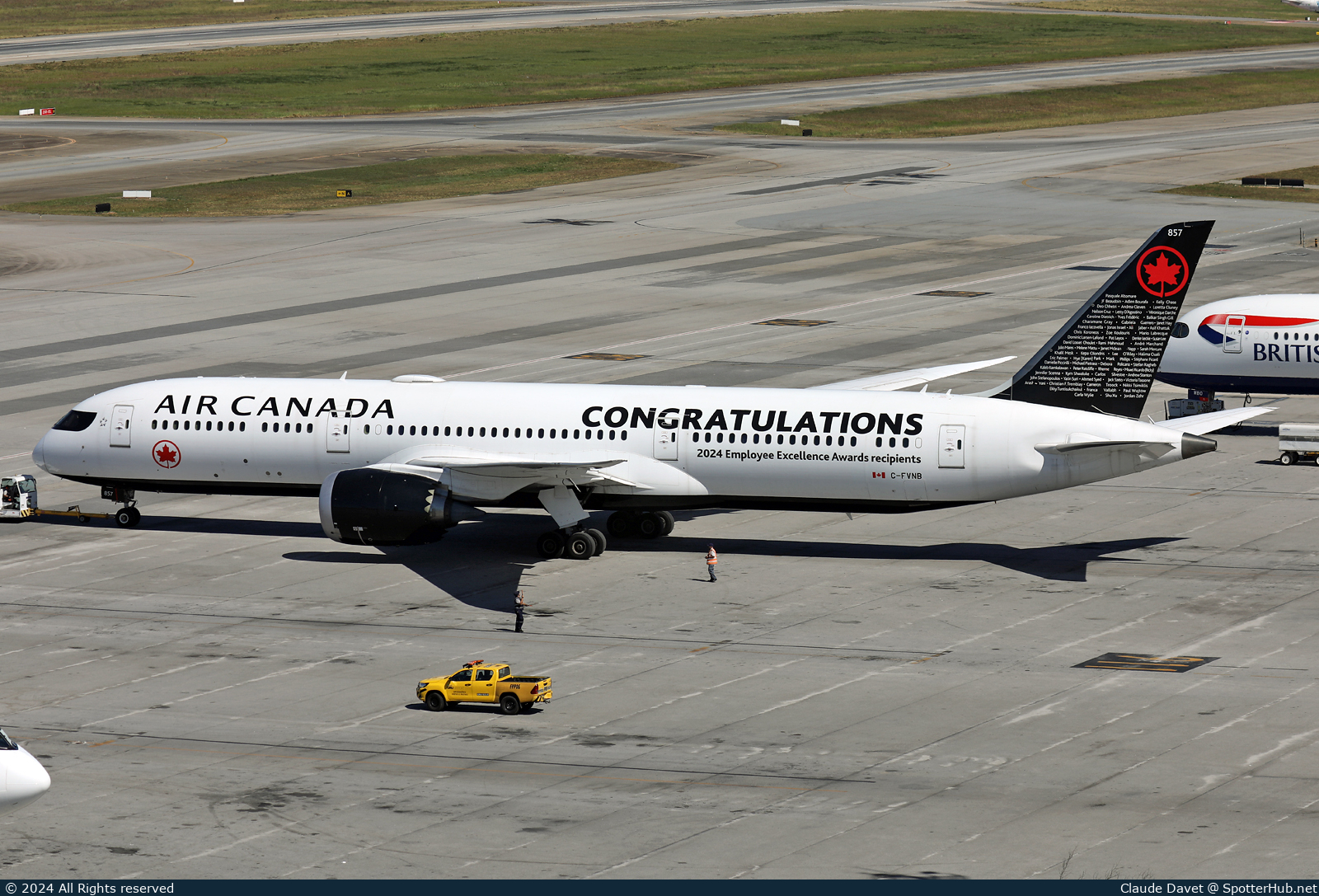 Photo of C-FVNB - Boeing 787-9 Dreamliner operated by Air Canada