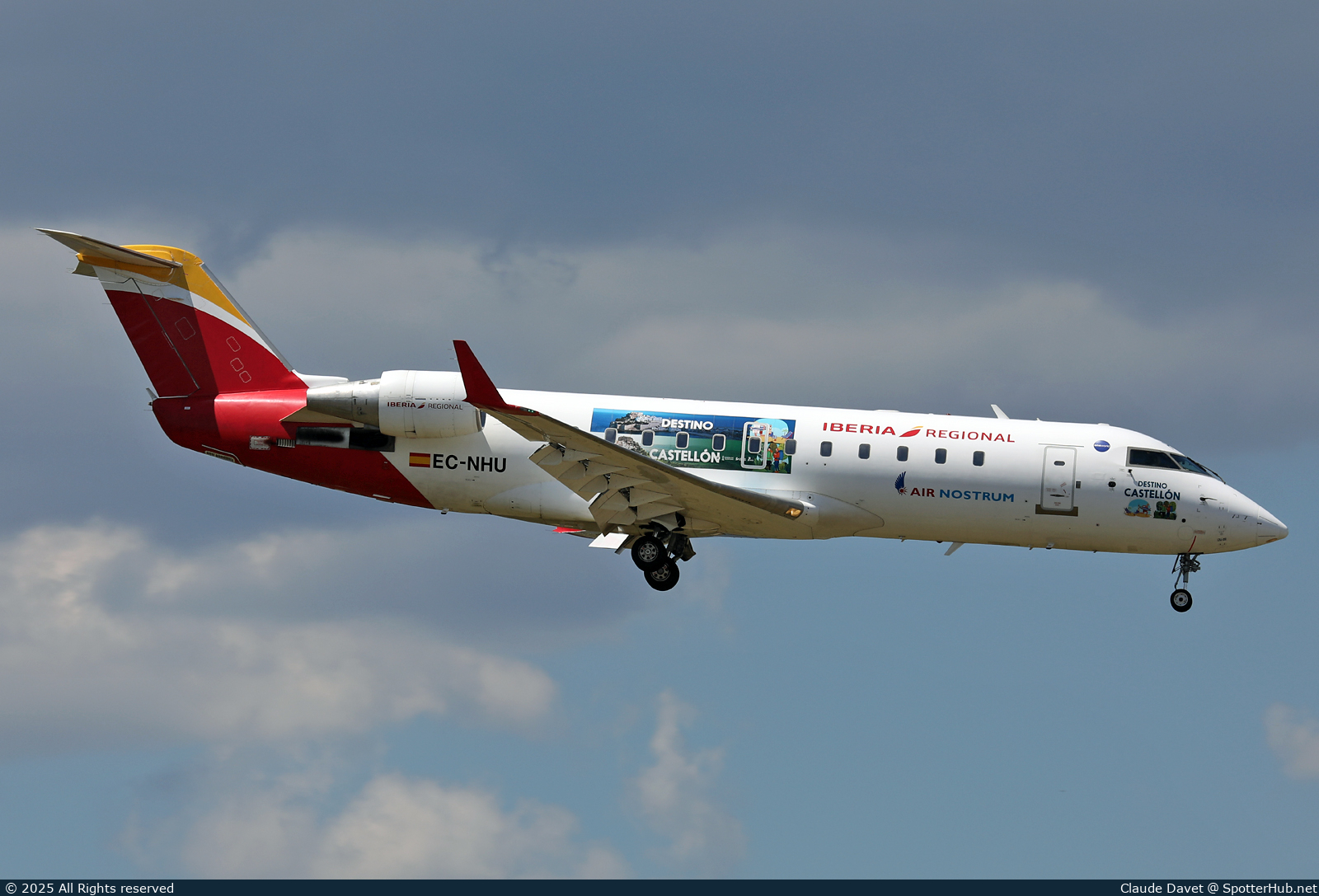 Photo of EC-NHU - Bombardier CRJ-200ER operated by Iberia Regional (opb Air Nostrum)