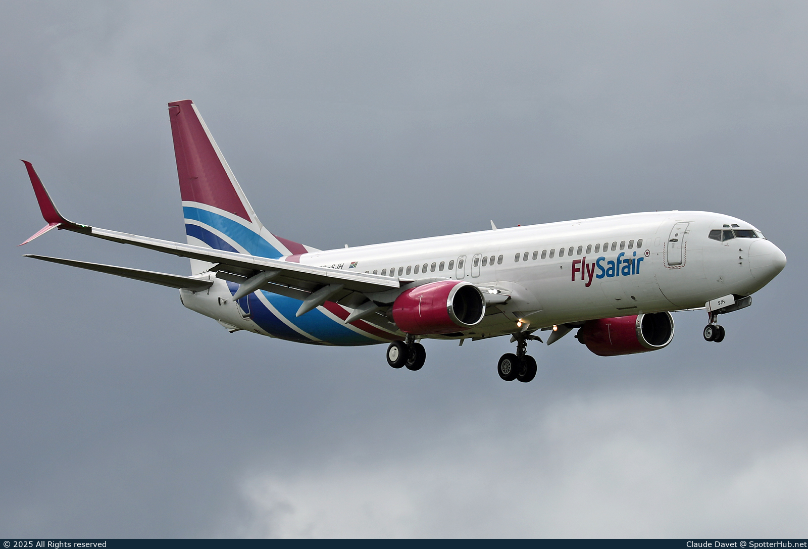 Photo of ZS-SJH - Boeing 737-8BG operated by FlySafair