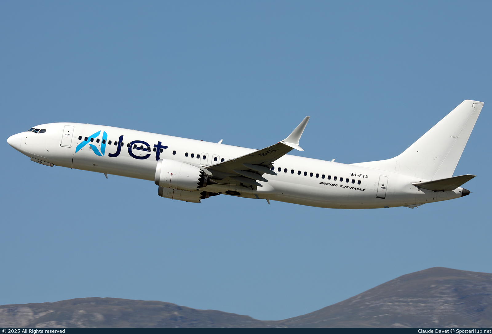 Photo of 9H-ETA - Boeing 737 MAX 8 operated by AJet (opb SmartLynx Malta)