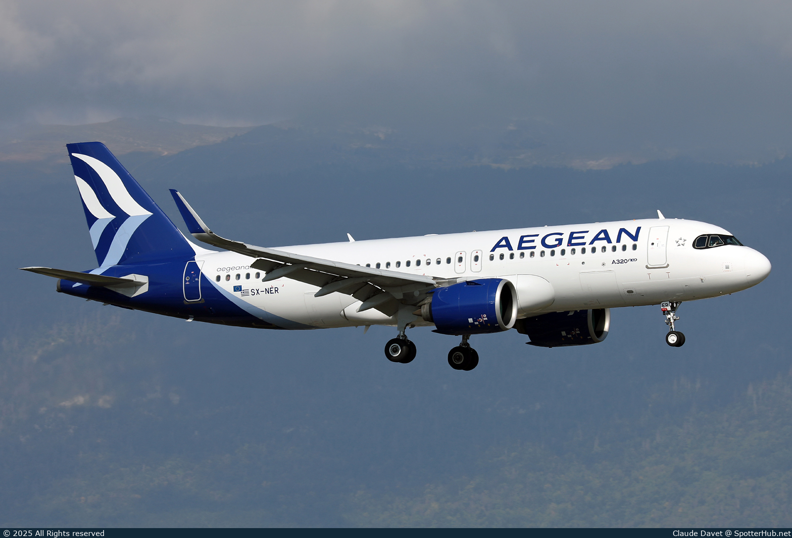Photo of SX-NER - Airbus A320-271N operated by Aegean Airlines