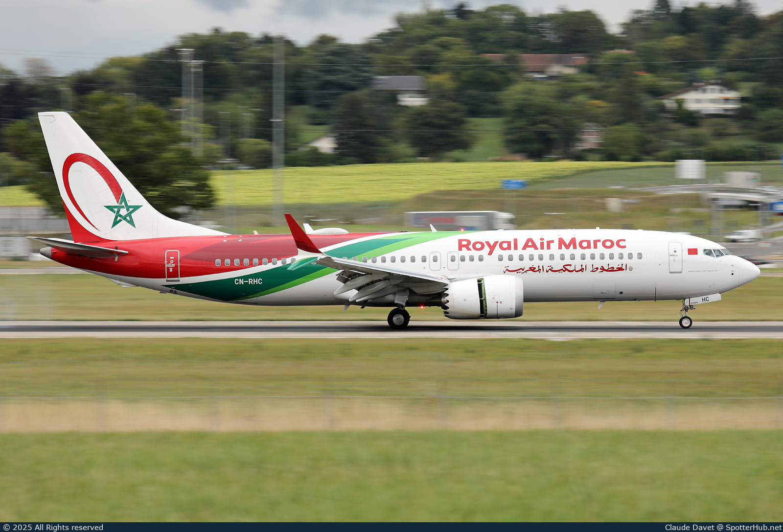 Photo of CN-RHC - Boeing 737 MAX 8 operated by Royal Air Maroc