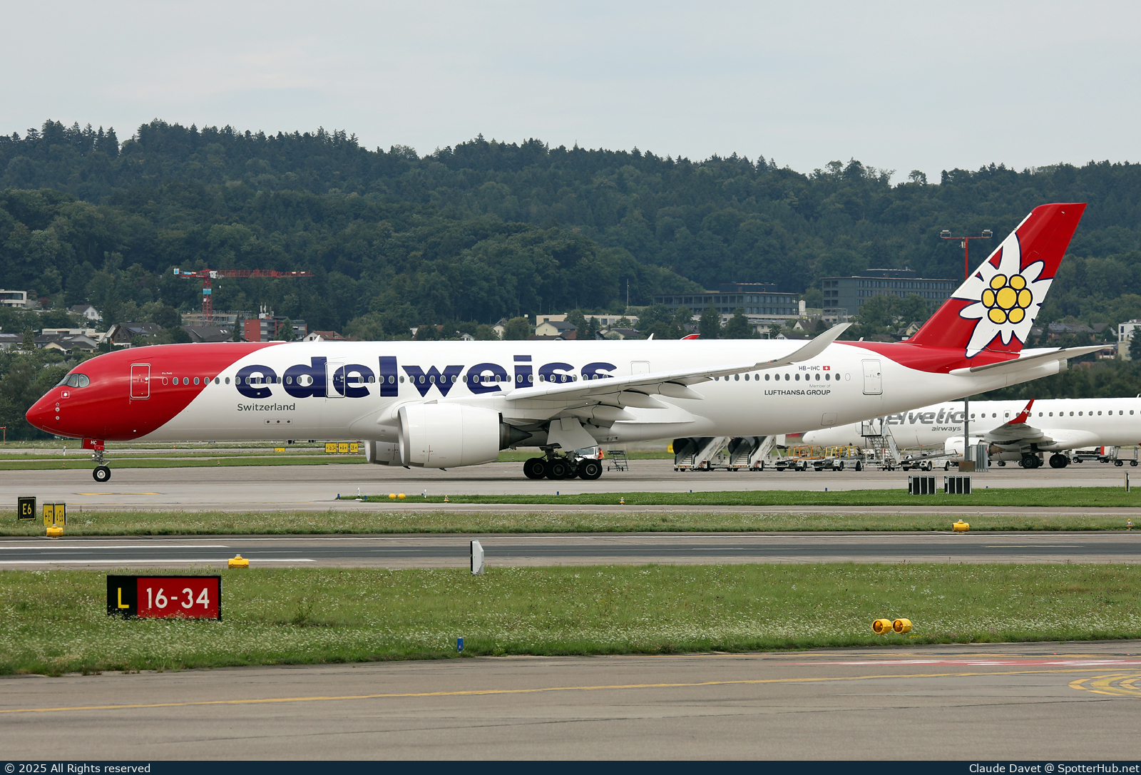 Photo of HB-IHC - Airbus A350-941 operated by Edelweiss Air