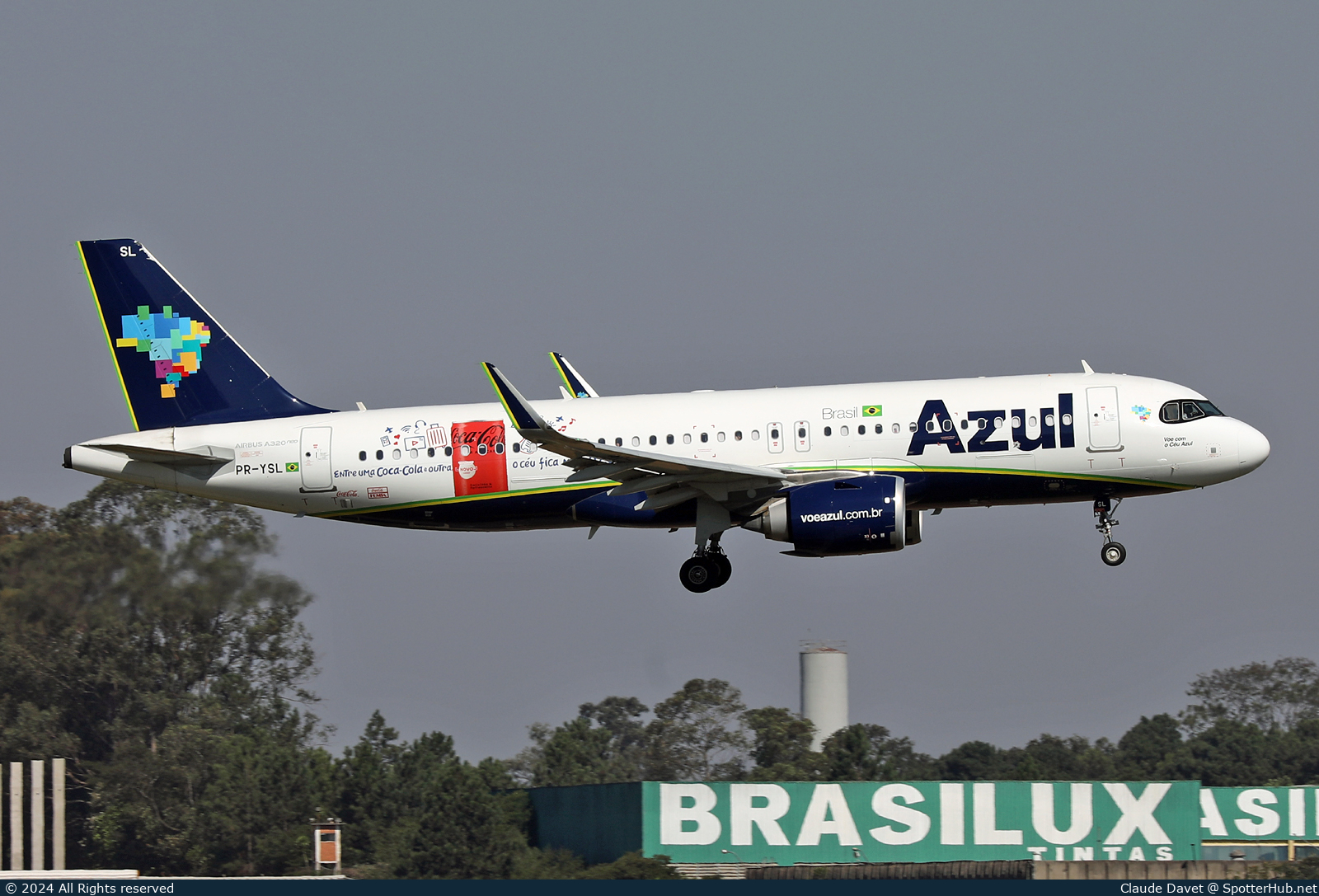 Photo of PR-YSL - Airbus A320-251N operated by Azul
