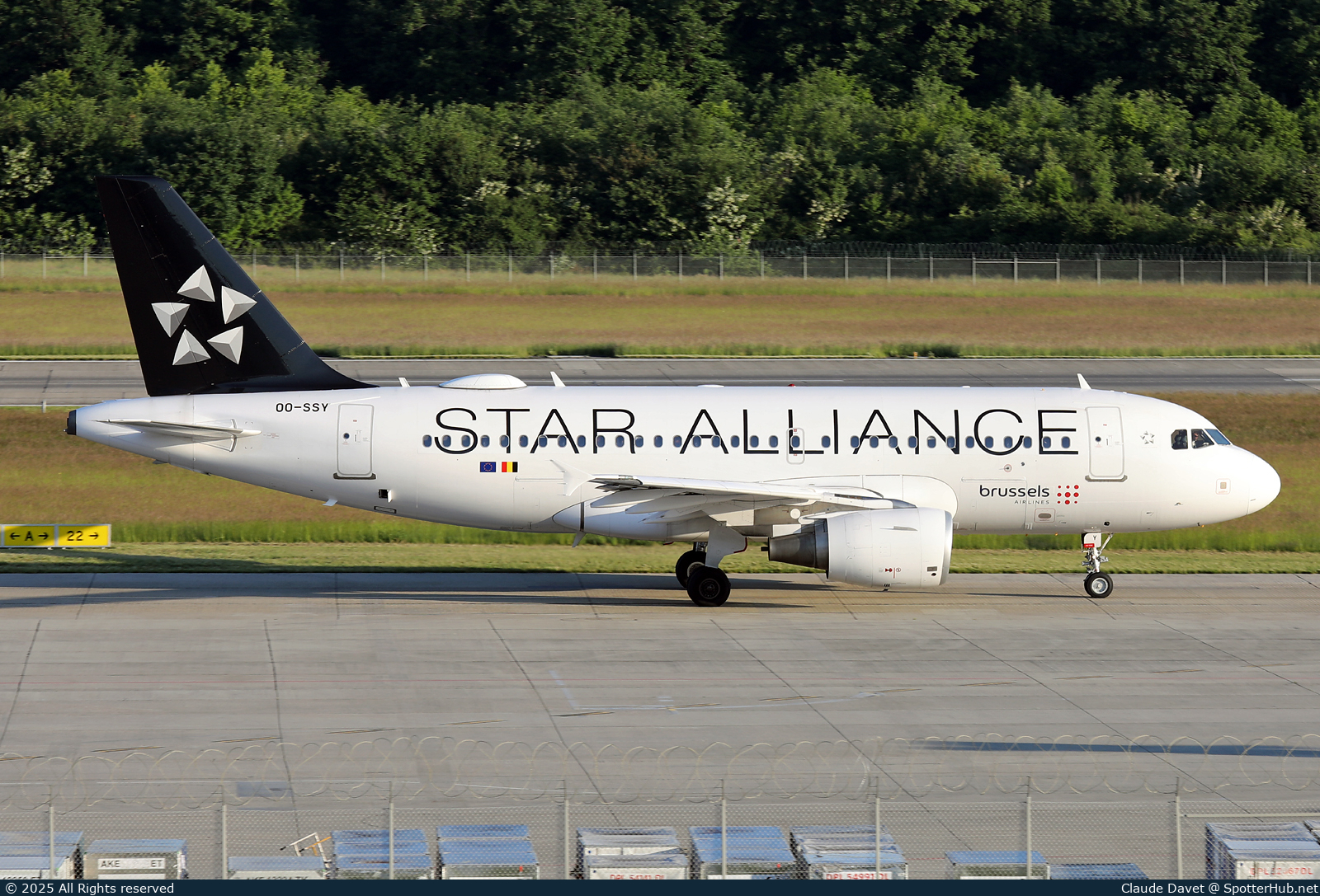 Photo of OO-SSY - Airbus A319-112 operated by Brussels Airlines