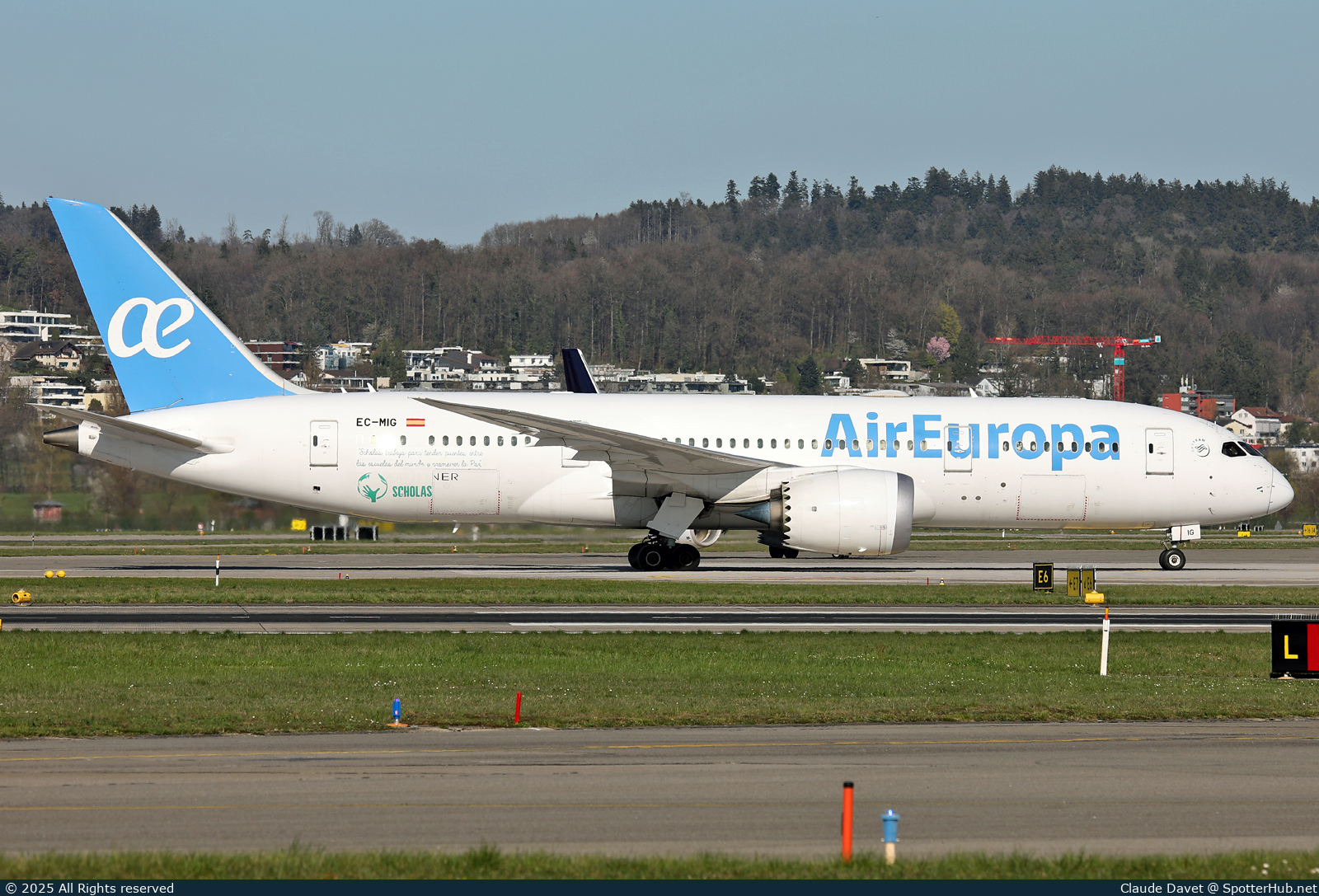 Photo of EC-MIG - Boeing 787-8 Dreamliner operated by Air Europa